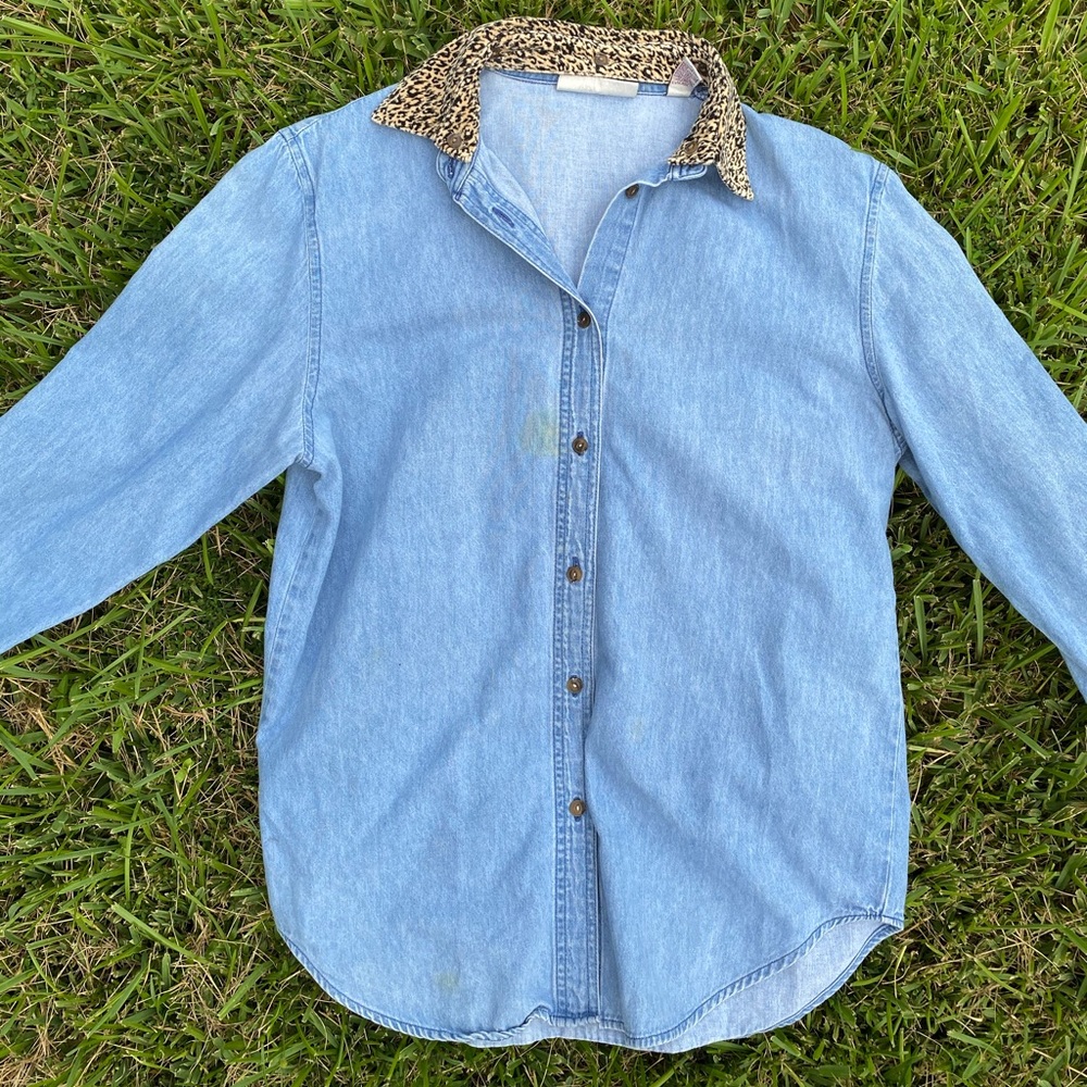Karen Scott Jean Button Down